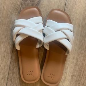 SOLD 🎉 A New Day • White Sandals